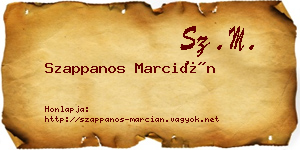 Szappanos Marcián névjegykártya